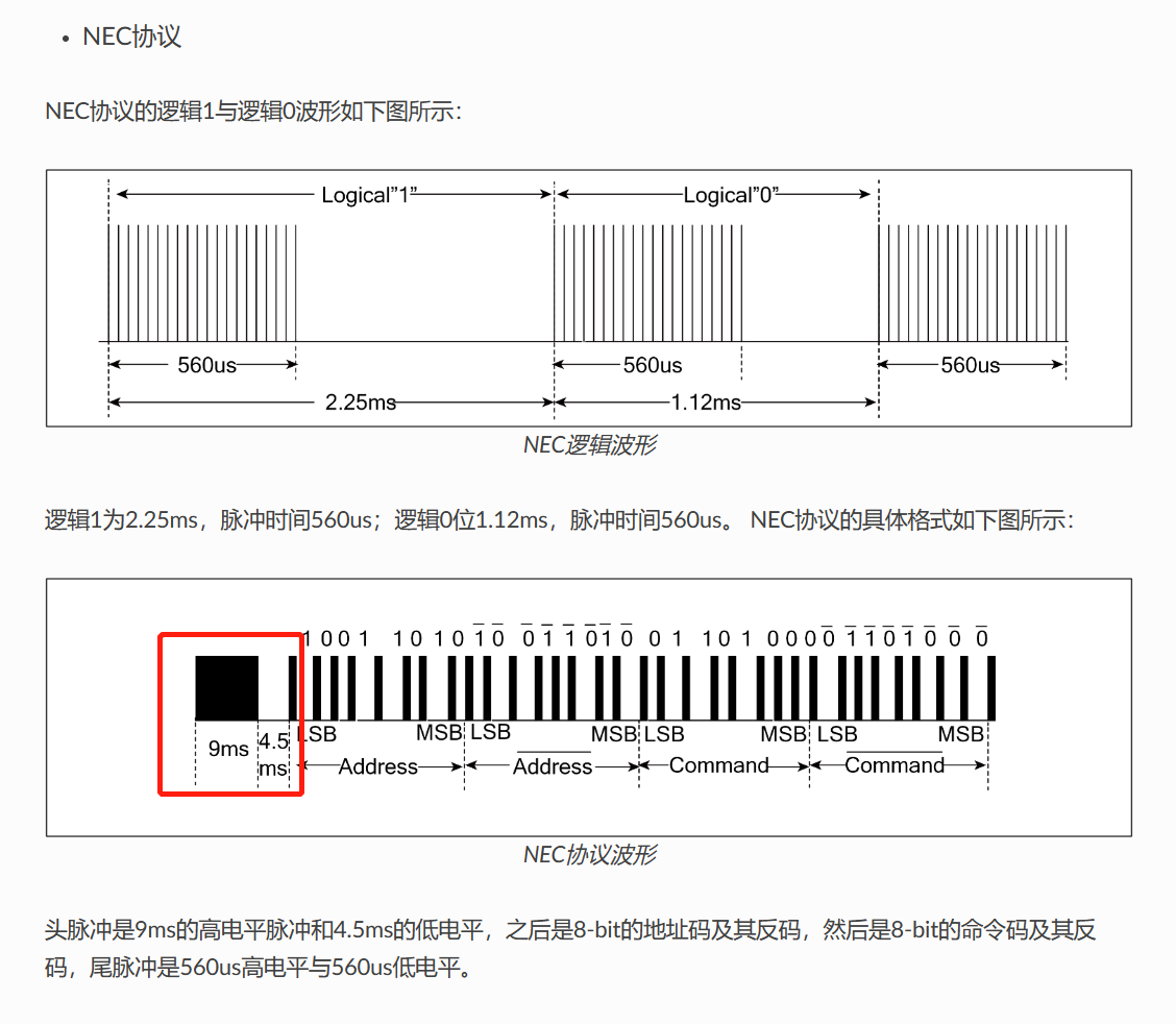 NEC协议