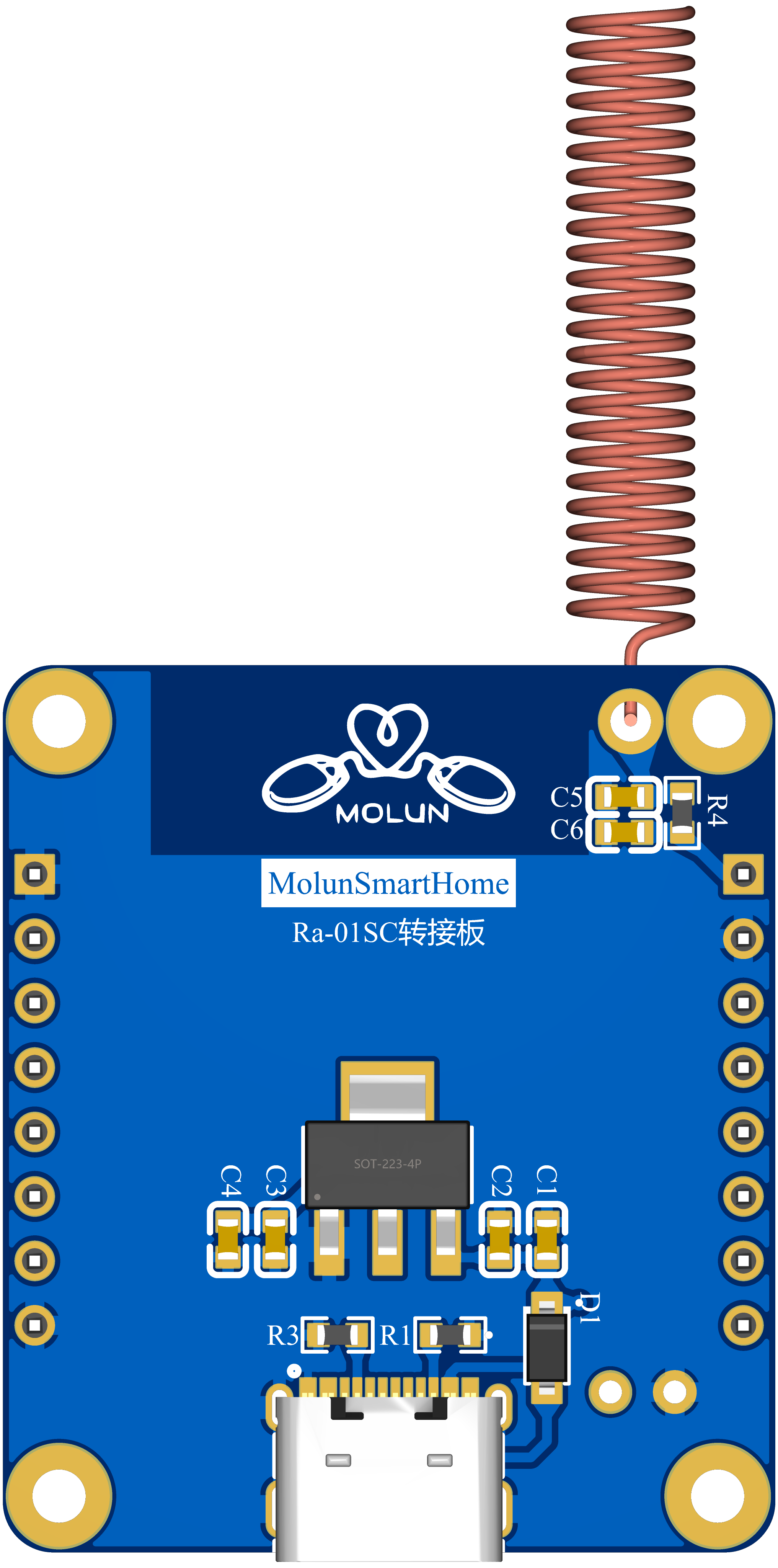 3D_PCB_Ra-01SC转接板_V2_2023-08-23-7.png