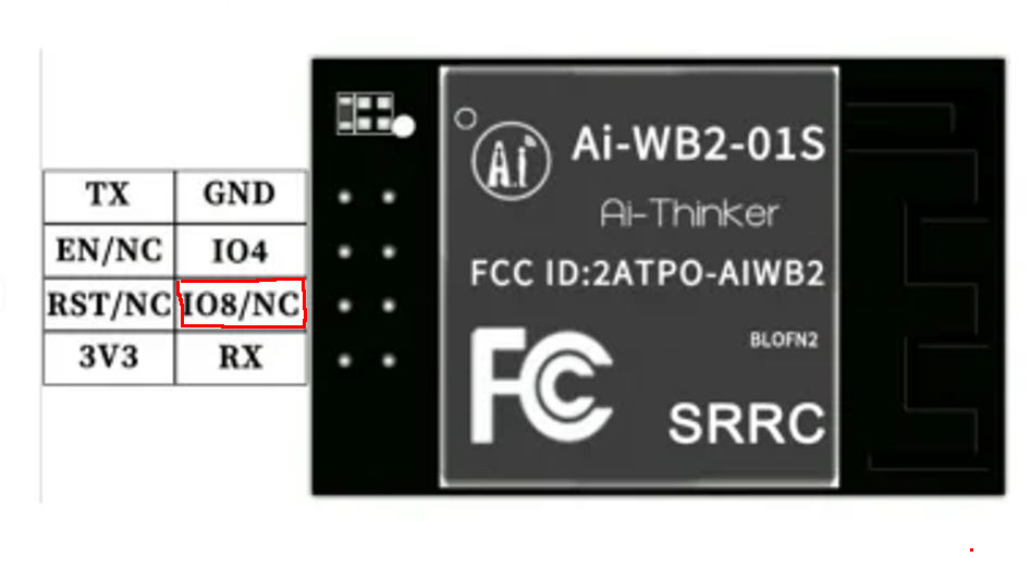 Ai-WB2-01S pintout